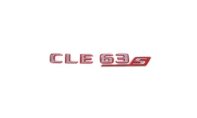 Шильдик CLE 63 S Mercedes-Benz CLE C236/A236, хромированный серебристый — фото 1