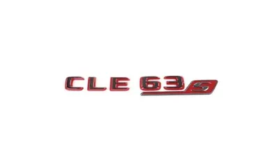 Шильдик CLE 63 S Mercedes-Benz CLE C236/A236, темный хром — фото 1