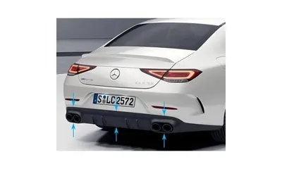 Задний диффузор CLS 53 AMG Night Package для Mercedes-Benz CLS C257 — фото 1
