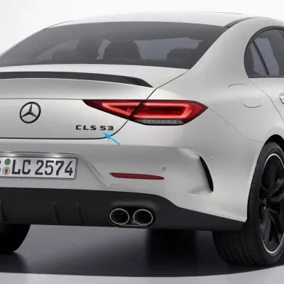 Шильдик CLS 53 Mercedes-Benz CLS C257, темный хром — фото 1
