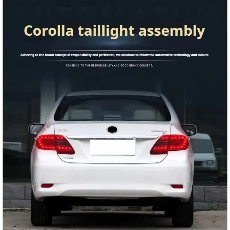 Задние LED-фонари динамический поворотник для Toyota Corolla (2011-2013), комплект, комплект, FT Carlight Carlight — фото 5