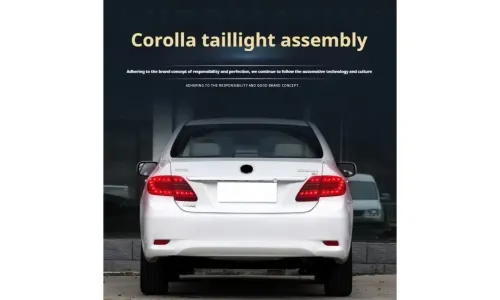 Задние LED-фонари динамический поворотник для Toyota Corolla (2011-2013), комплект, комплект, FT Carlight Carlight — фото 5