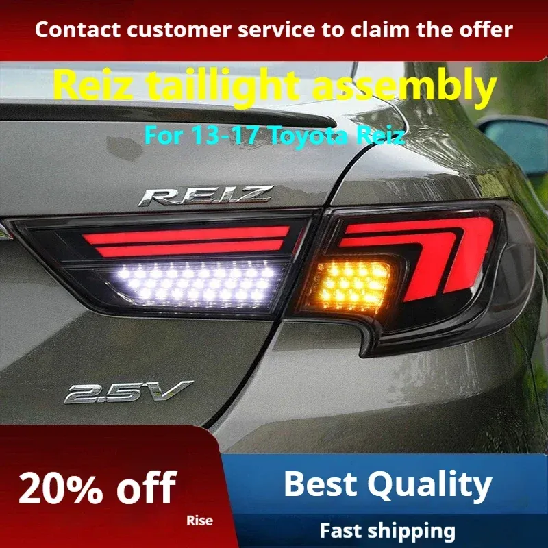 Задние LED-фонари динамический поворотник для Toyota Reiz Mark X (2013-2017), комплект, комплект, FT Carlight Carlight — фото 2