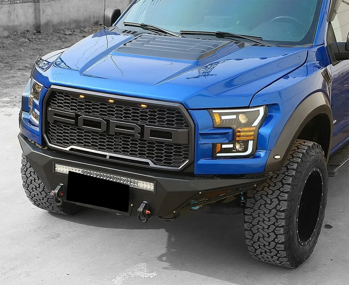 Фары проекторные Pro Series Chrome для Ford F-150 XL/XLT 2015–2017, AlphaRex — фото 6