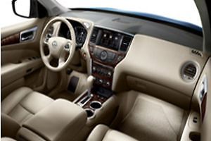 Подсветка в ногах передних пасссажиров Nissan Pathfinder R52 2014 2015, оригинал — фото 1