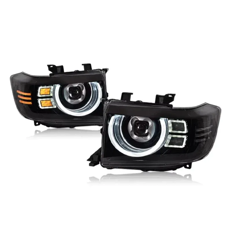 Фары передние LED с ходовыми огнями для Toyota Land Cruiser 70 (2007-2020), комплект, комплект, FT Carlight Carlight — фото 6