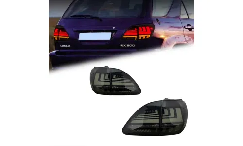 Задние LED-фонари динамический поворотник для Lexus RX300/RX330 (1998-2003), комплект, комплект, FT Carlight Carlight — фото 1