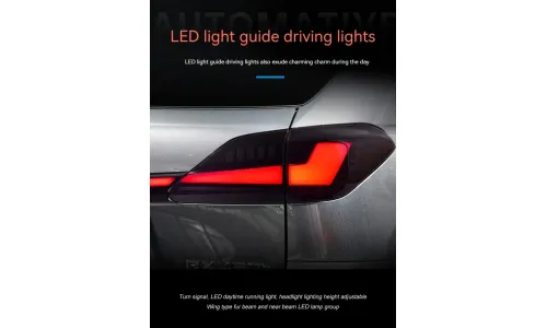 Задние LED-фонари динамический поворотник сквозные для Lexus RX (2009-2015), комплект, комплект, FT Carlight Carlight — фото 4