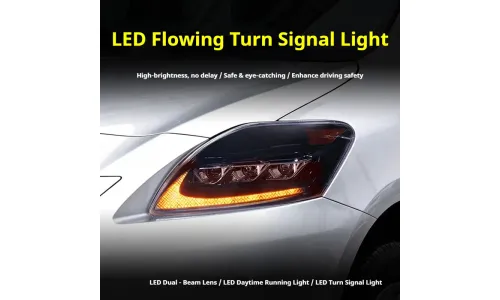 Фары передние LED с ходовыми огнями для Toyota Vios (2008-2013), комплект, комплект, FT Carlight Carlight — фото 3