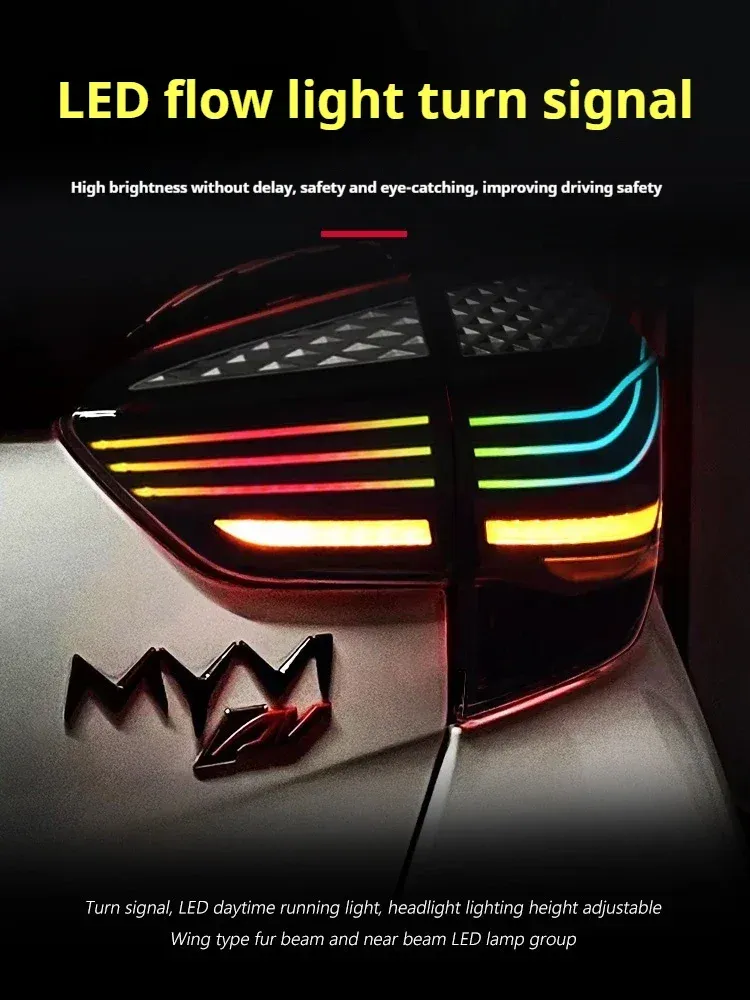Задние LED-фонари RGB динамический поворотник для Perodua Myvi (2018-2024), комплект, комплект, FT Carlight Carlight — фото 4