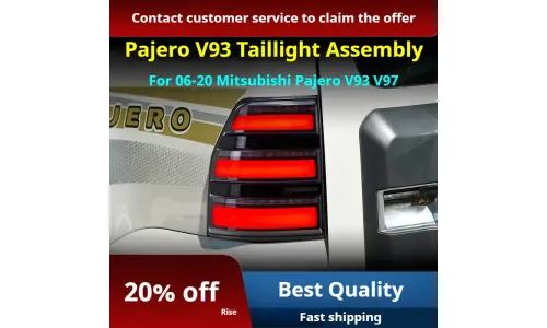 Задние LED-фонари динамический поворотник для Mitsubishi Pajero V93/V97 (2006-2020), комплект, комплект, FT Carlight Carlight — фото 2