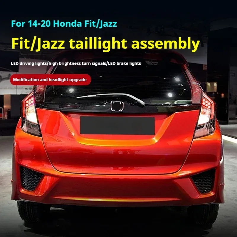 Задние LED-фонари динамический поворотник для Honda Fit GK5 (2014-2020), комплект, комплект, FT Carlight Carlight — фото 5