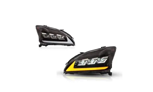 Фары передние LED с ходовыми огнями для Lexus RX300/RX350 (2003-2008), комплект, комплект, FT Carlight Carlight — фото 6