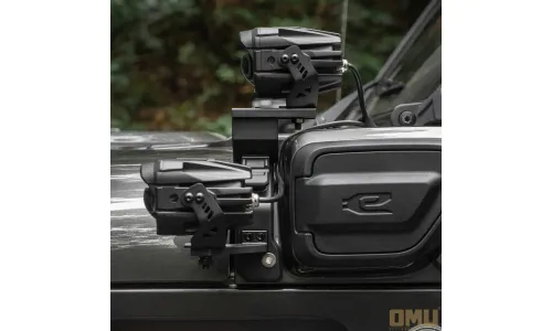 Кронштейн на стойку A-Pillar OMU Genesis для Jeep Wrangler JL 4xe (не для JT) — фото 5