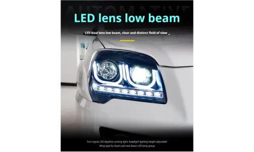 Фары передние LED с ходовыми огнями для Kia Sportage (2006-2012), комплект, комплект, FT Carlight Carlight — фото 3