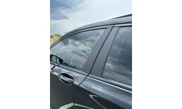Накладки на стойки двери, черные матовые 6 шт для VW Jetta 2006-2010 — фото 3