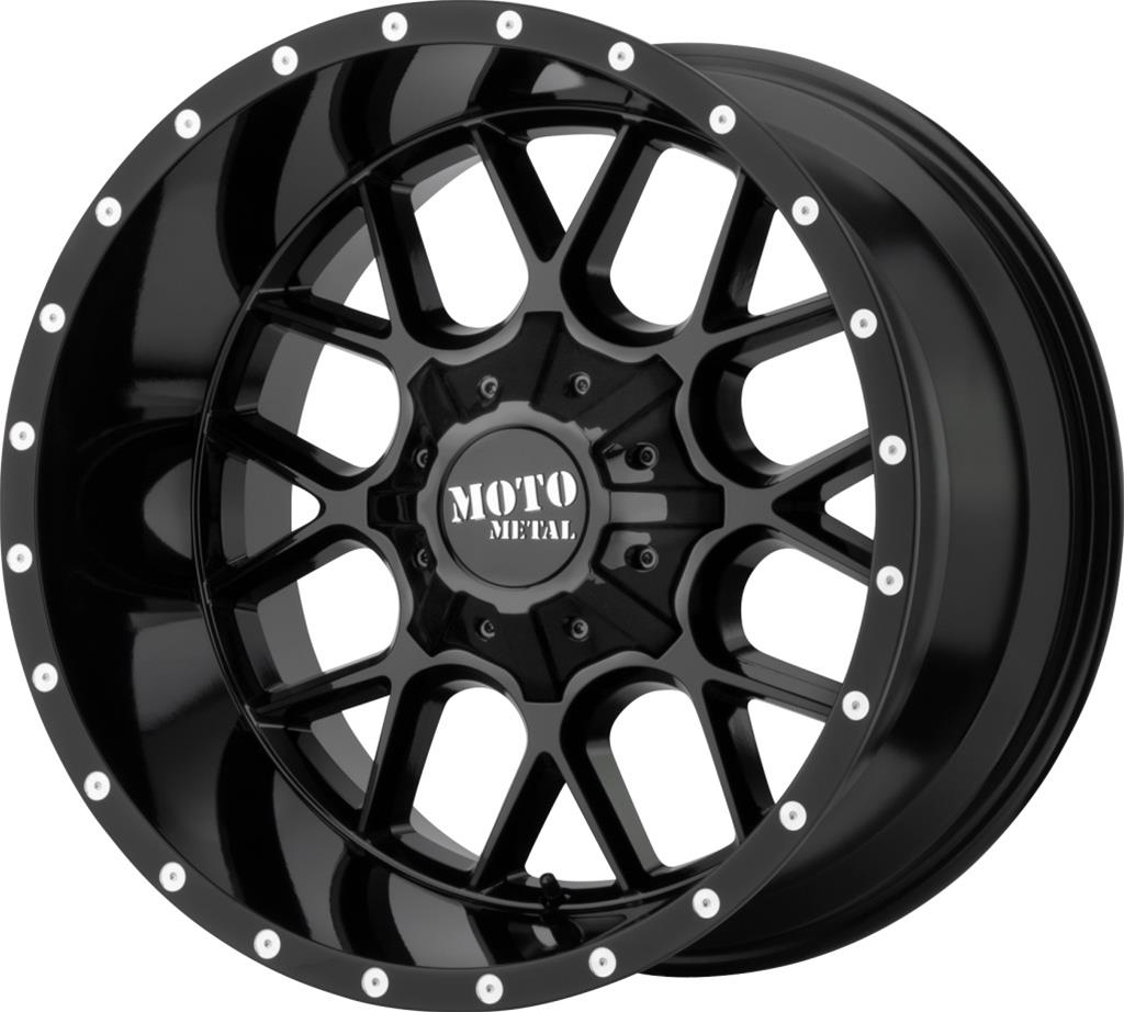 Диск колесный R20x9 MO986 Глянцевый Черный Moto Metal — фото 1