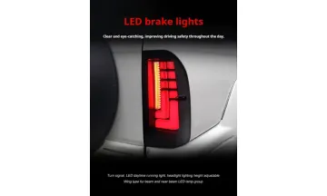 Задние LED-фонари динамический поворотник для Toyota Prado LC90/LC95 (1996-2002), комплект, комплект, FT Carlight Carlight — фото 2