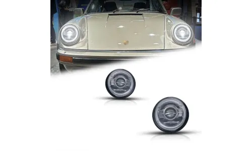 Фары передние LED с ходовыми огнями для Porsche 993 (1993-1998), комплект, комплект, FT Carlight Carlight — фото 1