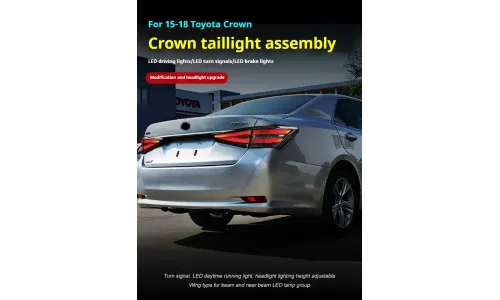 Задние LED-фонари динамический поворотник для Toyota Crown (2015-2018), комплект, комплект, FT Carlight Carlight — фото 5