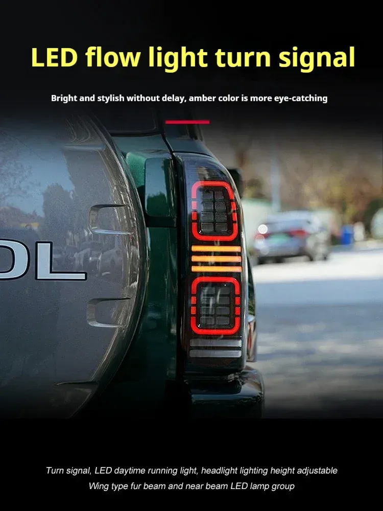 Задние LED-фонари динамический поворотник для Nissan Patrol Y61 (2005-2022), комплект, комплект, FT Carlight Carlight — фото 4