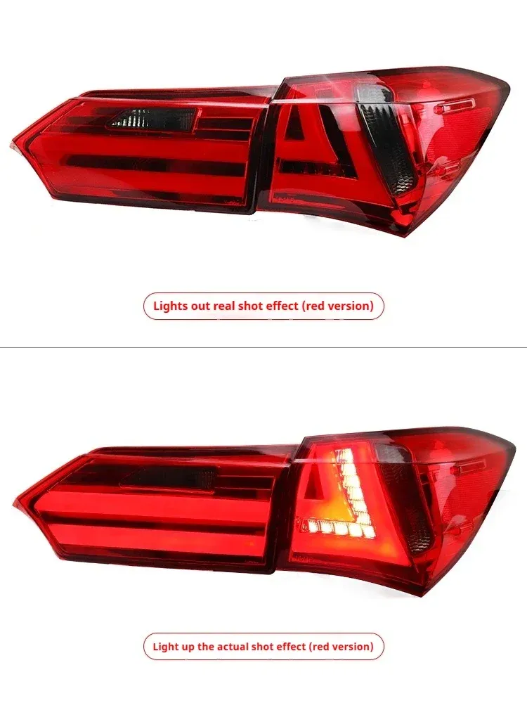 Задние LED-фонари динамический поворотник для Toyota Corolla (2014-2018), комплект, комплект, FT Carlight Carlight — фото 6