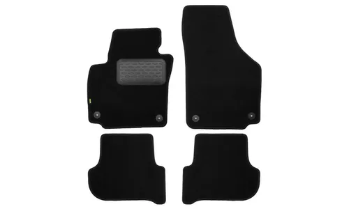 Коврики в салон Klever Standard SKODA Yeti 2009-2014, 2013-2018, кроссовер, 4 шт. (текстиль) / Шкода Йети — фото 1