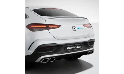 Эмблема-звезда для Mercedes-Benz CLA C118/X118, CLE C236/A236, GLC C254, E-Класс C238, GLE C167, CLS C257 и EQS V297, звезда цвета «темный хром», основание цвета «синий металлик Spectral Blue» — фото 5