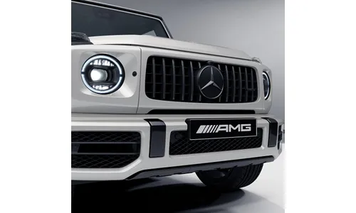 Комплект решетки Panamericana G 63 AMG Mercedes-Benz G-Класс W463A, темный хром — фото 1