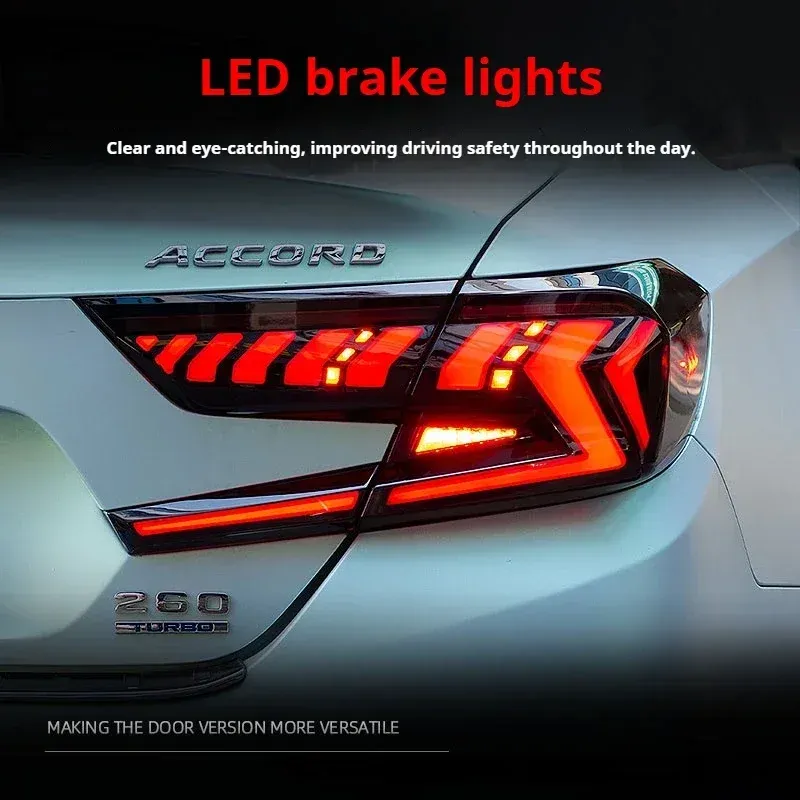 Задние LED-фонари динамический поворотник для Honda Accord 10 (2018-2022), комплект, комплект, FT Carlight Carlight — фото 4
