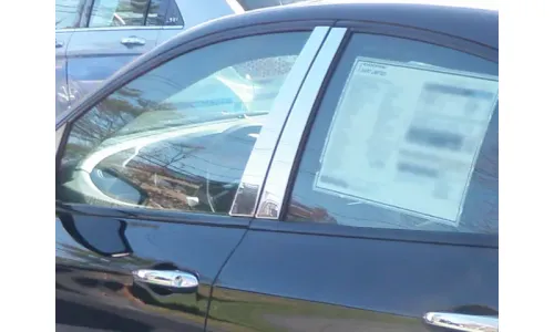 Накладки стоек дверей из нержавеющей стали 4 шт отделка двери QAA для Dodge Dart 2013-2017 — фото 1