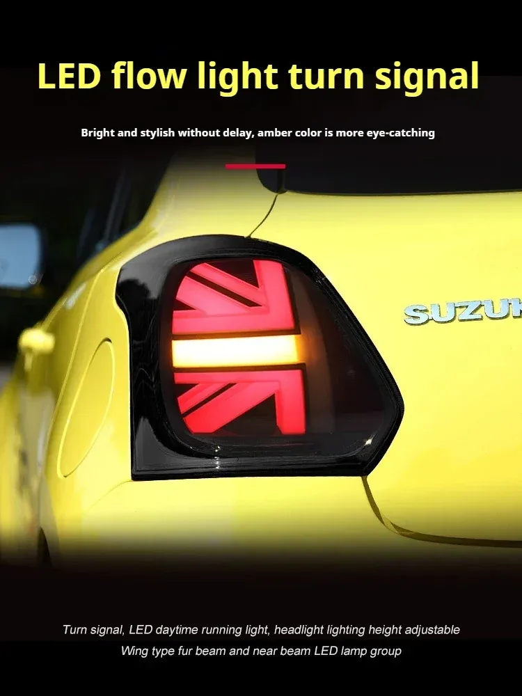 Задние LED-фонари динамический поворотник для Suzuki Swift Sport (2017-2024), комплект, комплект, FT Carlight Carlight — фото 4