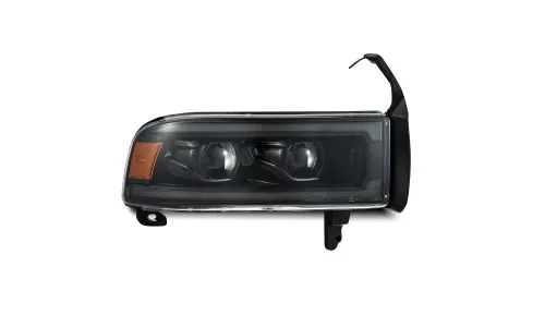 Фары проекторные светодиодные Alpha-Black LUXX для Dodge Ram 1500 1999–2001, AlphaRex — фото 7