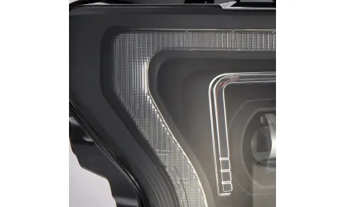 Фары проекторные Pro MK II Black для Ford F-150 XL/XLT 2018–2020, AlphaRex — фото 5