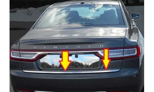 Хромированная отделка багажника 1 шт. QAA нержавеющий акцент для Lincoln Continental 17-20 — фото 1