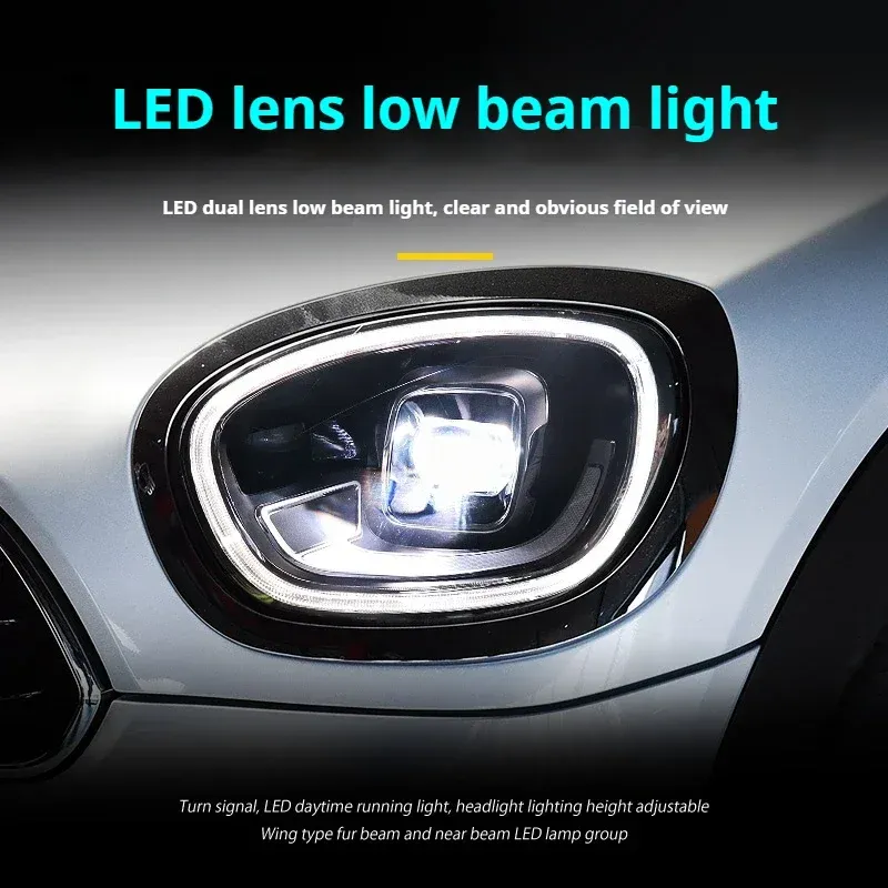 Фары передние LED с ходовыми огнями для Mini Countryman F60 (2017-2023), комплект, комплект, FT Carlight Carlight — фото 4
