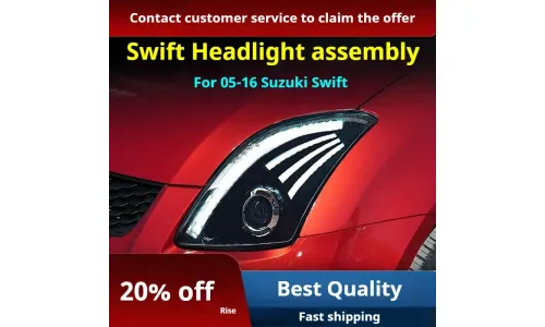Фары передние LED с ходовыми огнями для Suzuki Swift (2005-2016), комплект, комплект, FT Carlight Carlight — фото 2