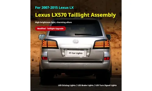 Фары передние LED с ходовыми огнями для Lexus LX570 (2007-2015), комплект, комплект, FT Carlight Carlight — фото 5
