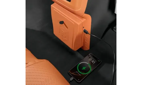 Защитная панель с откидным мусорным ведром на заднее сиденье BYD Leopard 7 (2025-) — фото 4