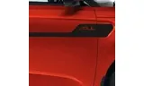 Комплект декоративных наклеек Kia Soul 3 на крыло, черный металлик — фото 2