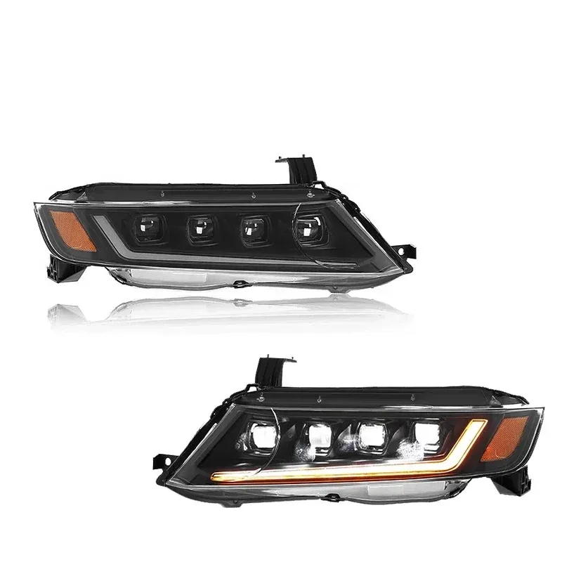 Фары передние LED с ходовыми огнями для Honda Odyssey (2004-2008), комплект, FT Carlight — фото 6
