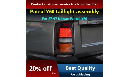 Задние LED-фонари динамический поворотник для Nissan Patrol Y60 (1987-1997), комплект, комплект, FT Carlight Carlight — фото 2