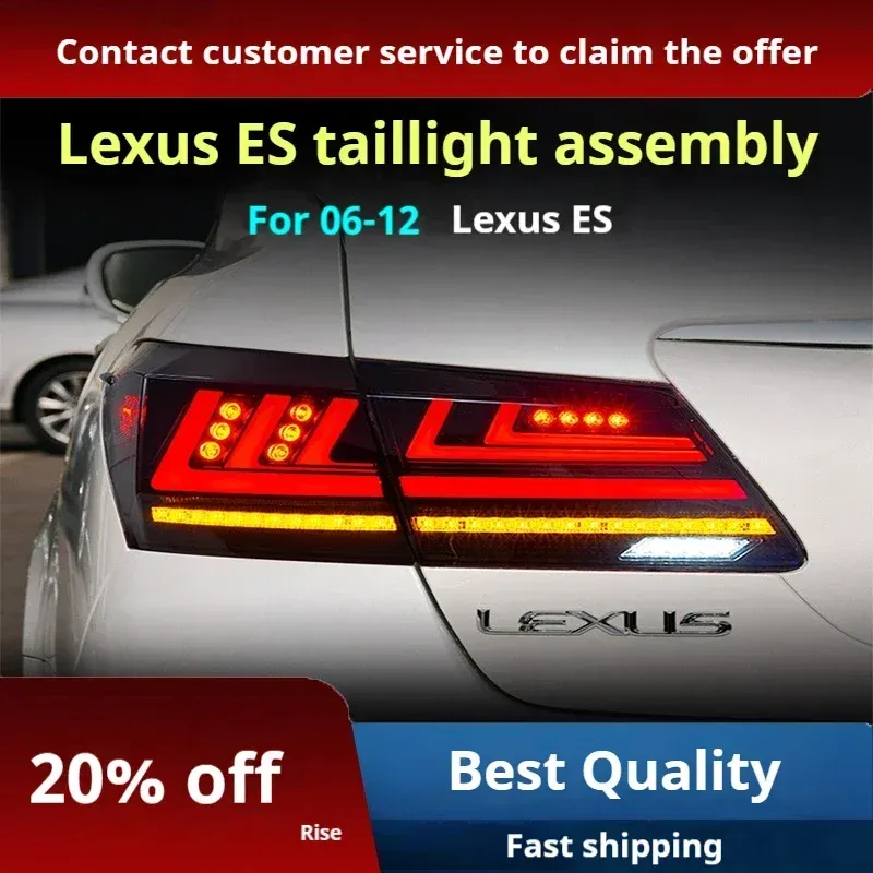Задние LED-фонари динамический поворотник для Lexus ES (2006-2012), комплект, комплект, FT Carlight Carlight — фото 3