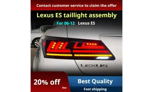 Задние LED-фонари динамический поворотник для Lexus ES (2006-2012), комплект, комплект, FT Carlight Carlight — фото 3