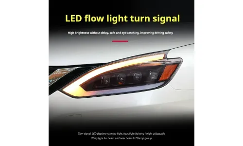 Фары передние LED с ходовыми огнями для Nissan Sylphy (2016-2022), комплект, FT Carlight — фото 3