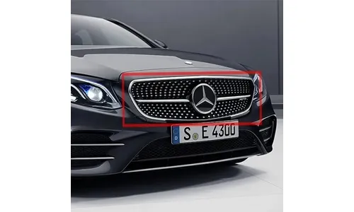 Решетка радиатора Diamond E 43 AMG Mercedes-Benz E-Класс W213/S213 без камеры 360° — фото 1