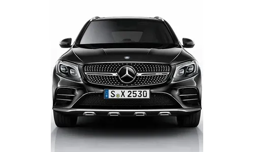 Решетка радиатора Diamond GLC 43 AMG Mercedes-Benz GLC X253 с камерой 360° — фото 2