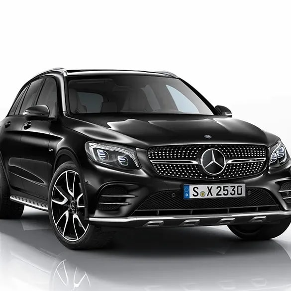 Решетка радиатора Diamond GLC 43 AMG Mercedes-Benz GLC X253 с камерой 360° — фото 3