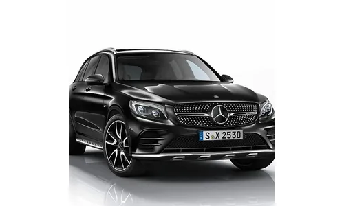 Решетка радиатора Diamond GLC 43 AMG Mercedes-Benz GLC X253 с камерой 360° — фото 3