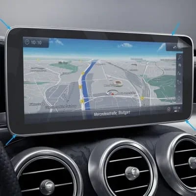 Матовая защитная пленка дисплея PaperFeel Mercedes-Benz GLC X253/C253, GreenMnky — фото 1